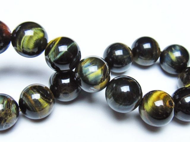 ミックスタイガーアイブレスレット 13mm [t31-6249]