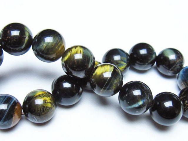 ミックスタイガーアイブレスレット 13mm [t31-6260]