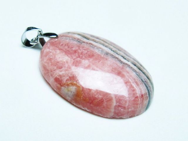 パワーストーン 天然石 インカローズ(ロードクロサイト)ペンダント