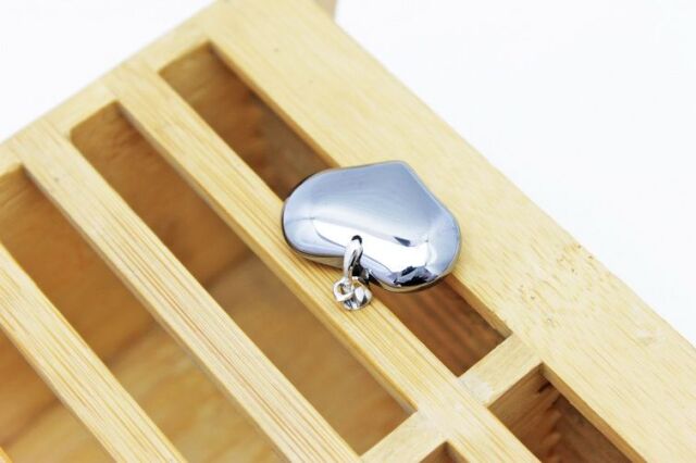 テラヘルツ鉱石 ハート ペンダントトップ[T324-1566]