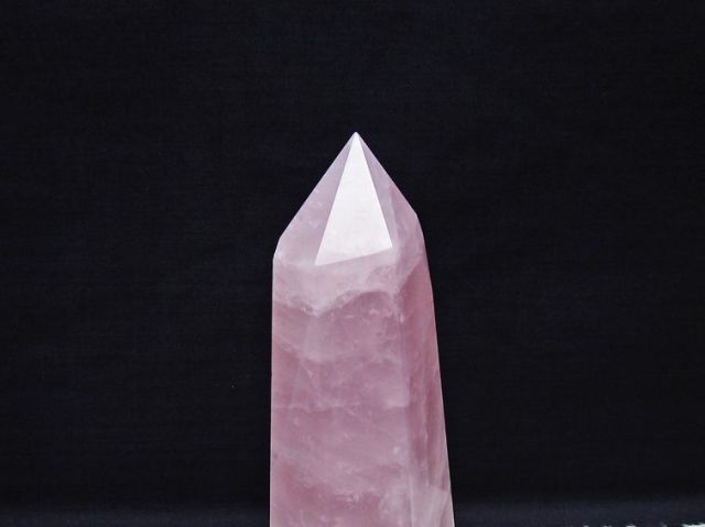 ローズクォーツ六角柱[T332-5673]