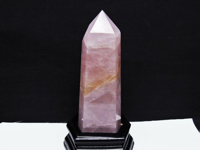 ローズクォーツ六角柱[T332-5909]