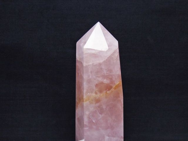 ローズクォーツ六角柱[T332-5909]