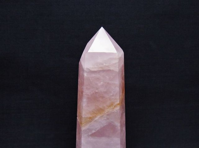 ローズクォーツ六角柱[T332-5909]