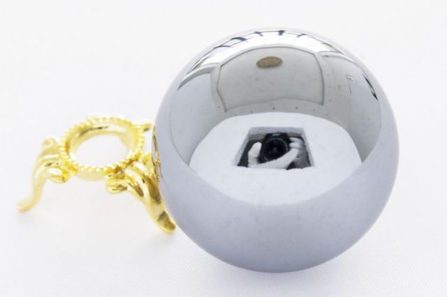 玉石2点専用 高品質・ブラジル産]パイライトインクォーツ丸玉/スフィア - 埼玉県