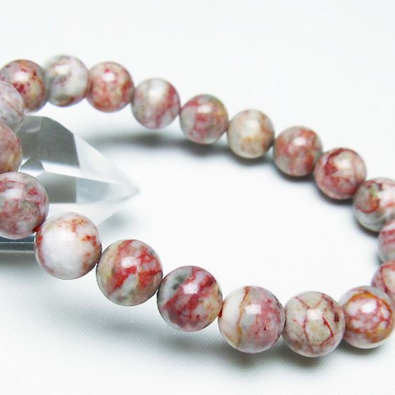 シナバークォーツ　賢者の石 ブレスレット 10mm [t34-13184]