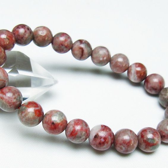 シナバークォーツ　賢者の石 ブレスレット 9mm [t34-13259]