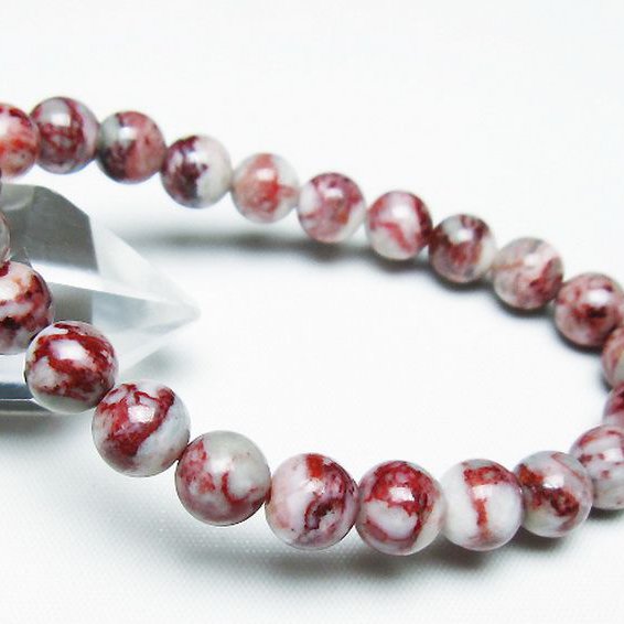 シナバークォーツ　賢者の石 ブレスレット 8mm [t34-13291]