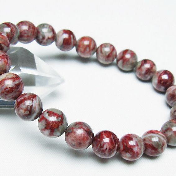 シナバークォーツ　賢者の石 ブレスレット 9mm [t34-13301]