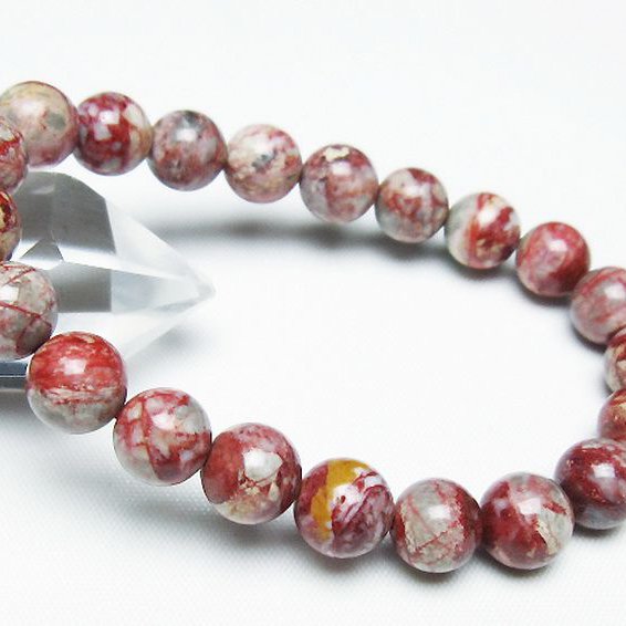 シナバークォーツ　賢者の石 ブレスレット 9mm [t34-13309]