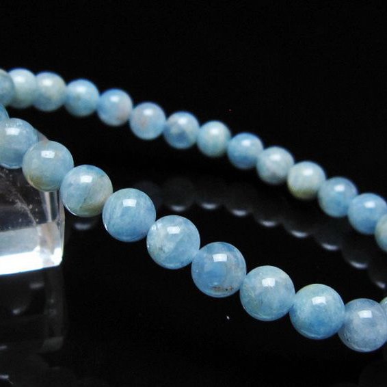 アクアマリンブレスレット 6mm [t35-20791]