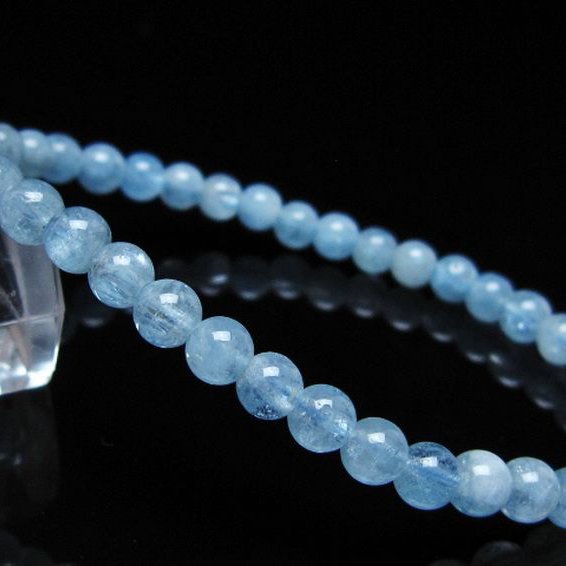アクアマリンブレスレット 5mm [t35-20807]