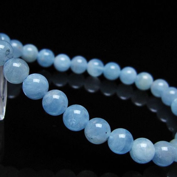 アクアマリンブレスレット 6mm [t35-20817]