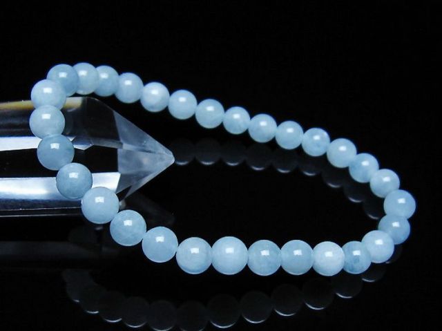 アクアマリンブレスレット 6mm [t35-21058]