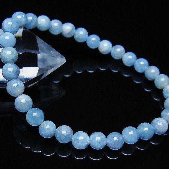 アクアマリンブレスレット 6mm [t35-21084]