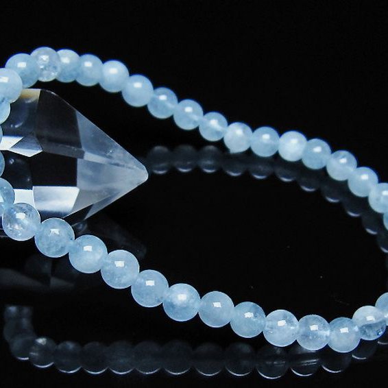 アクアマリンブレスレット 5mm [t35-21115]