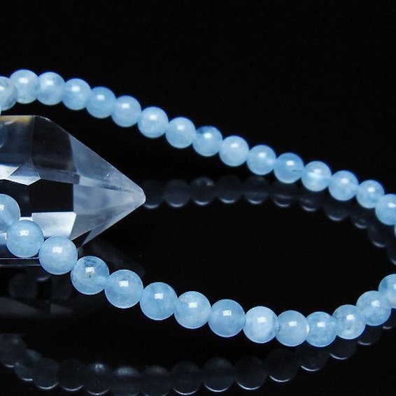アクアマリンブレスレット 5mm [t35-21120]