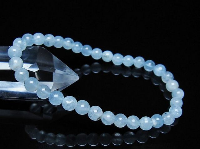 アクアマリンブレスレット 5mm [t35-21160]