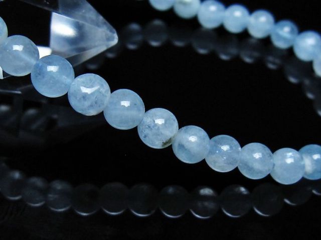 アクアマリンブレスレット 5mm [t35-21160]
