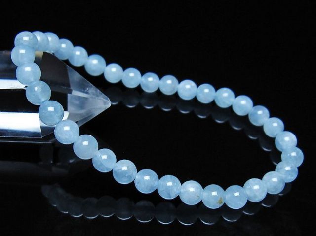 アクアマリンブレスレット 5mm [t35-21166]
