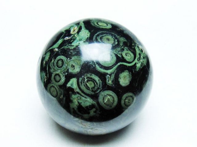 天然石 マラカイトAA 4mm玉 丸玉 メガネチェーン パワーストーン