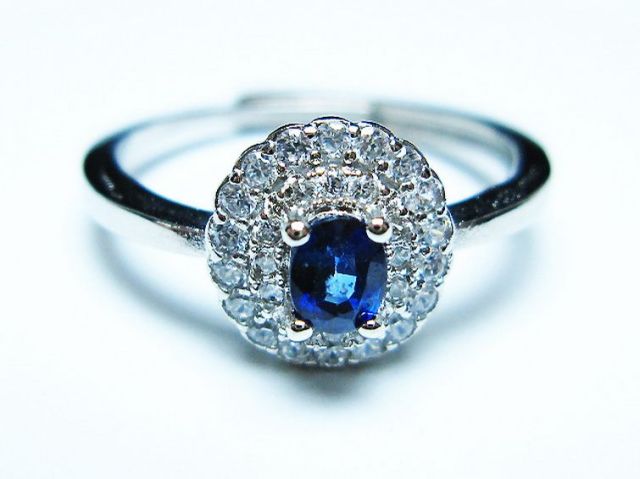 サファイア 指輪(18号)[T351-1325]