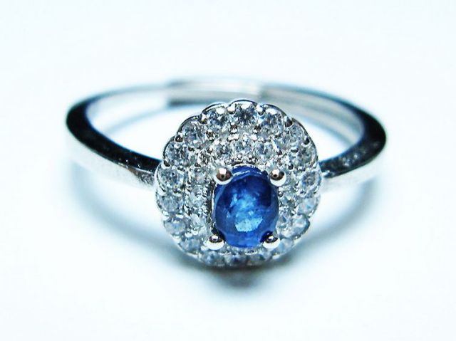 サファイア 指輪(18号)[T351-1343]