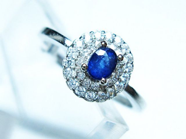 サファイア 指輪(18号)[T351-1343]