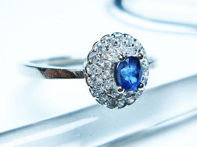 サファイア 指輪(18号)[T351-1343]