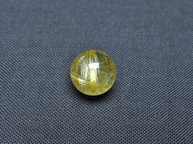 ゴールドタイチンルチル入り水晶丸玉 10mm [t355-1188]