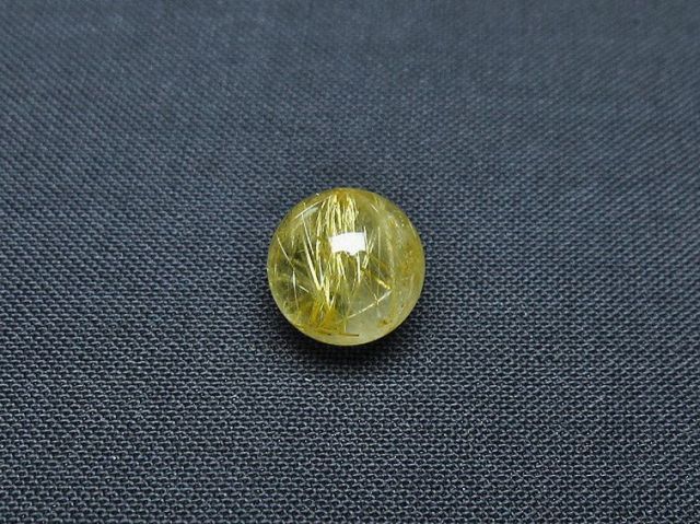 ゴールドタイチンルチル入り水晶丸玉 10mm [t355-1203]