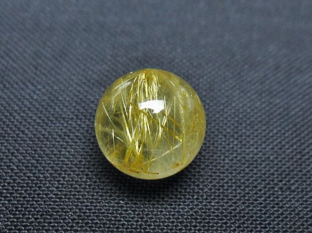 ゴールドタイチンルチル入り水晶丸玉 10mm [t355-1203]