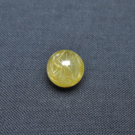 ゴールドタイチンルチル入り水晶丸玉 10mm [T355-1225]