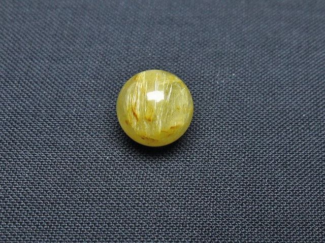 ゴールドタイチンルチル入り水晶丸玉 10mm [t355-1232]