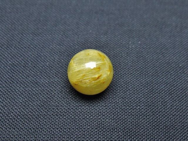 ゴールドタイチンルチル入り水晶丸玉 10mm [t355-1232]