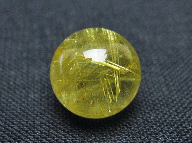 ゴールドタイチンルチル入り水晶丸玉 10mm [t355-1656]