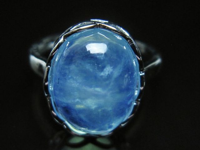 アクアマリン指輪(13号)[T367-6460]