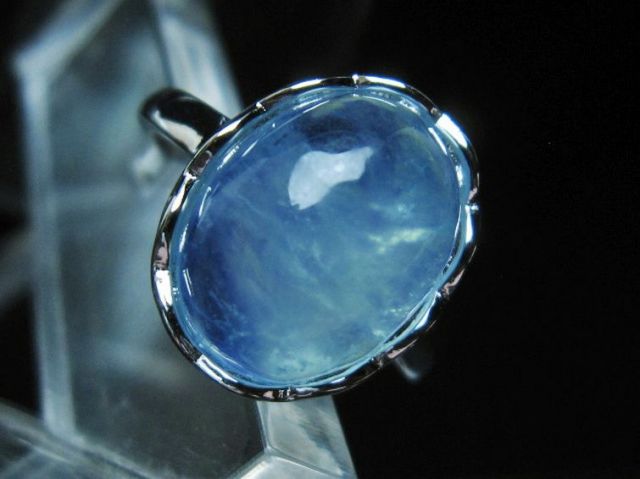 アクアマリン指輪(13号)[T367-6460]