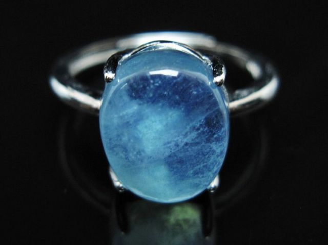 アクアマリン指輪(14号)[T367-6864]