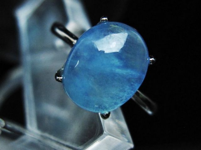 アクアマリン指輪(14号)[T367-6864]