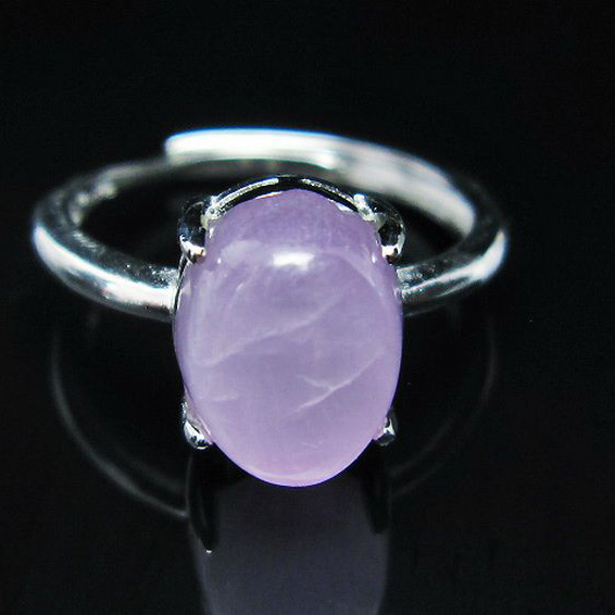 パワーストーン 天然石 クンツァイト指輪(14号)[T368-10176]