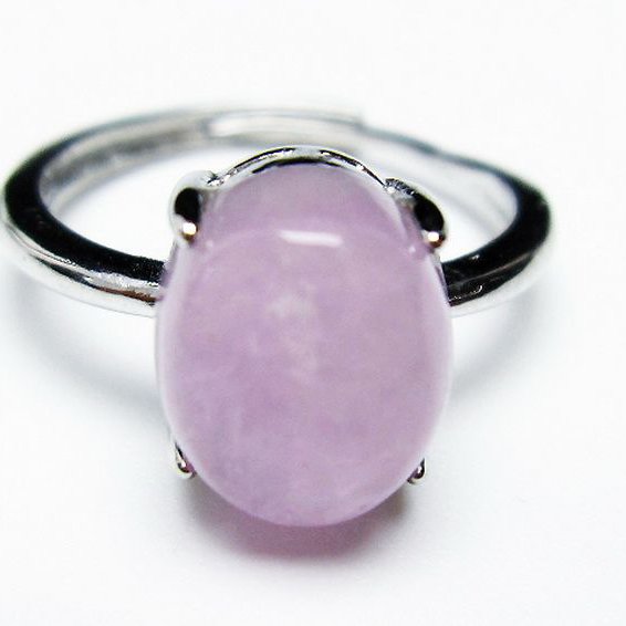 パワーストーン 天然石 クンツァイト指輪(14号)[T368-10750]