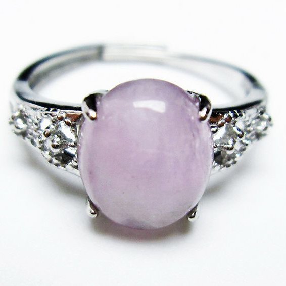 クンツァイト指輪(15号)[T368-10792]