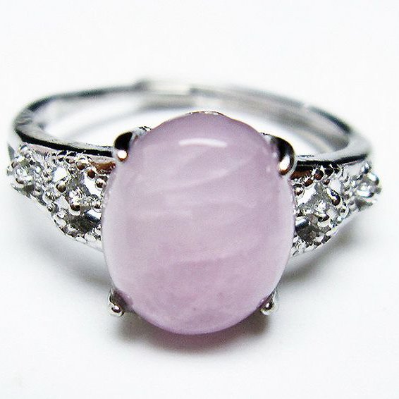 クンツァイト指輪(14号)[T368-10803]