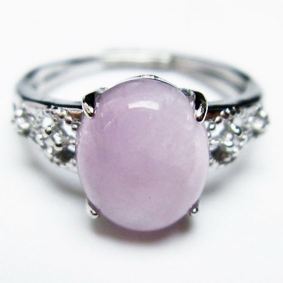 クンツァイト指輪(14号)[T368-10809]