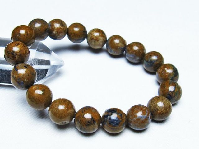 パワーストーン  ピーターサイト ブレスレット 12mm [T37-6234]1枚目