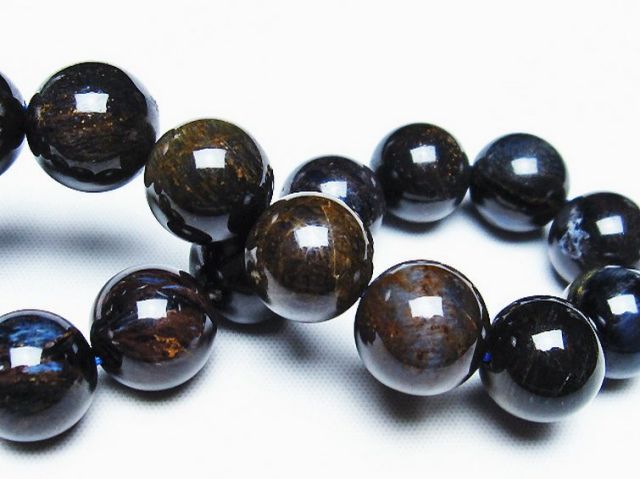 パワーストーン  ピーターサイト ブレスレット 13mm [T37-6291]2枚目