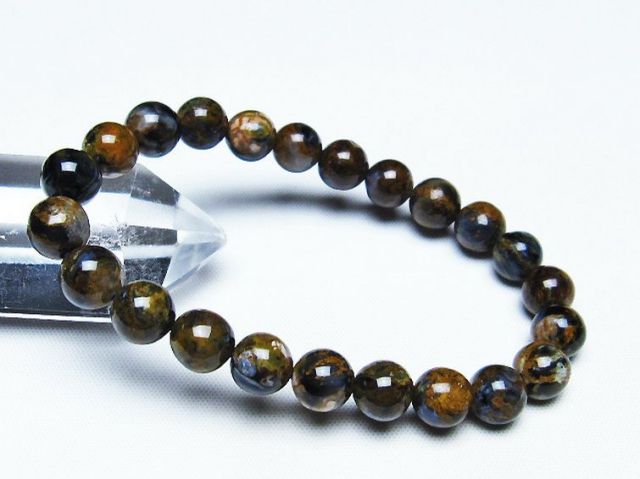 パワーストーン  ピーターサイト ブレスレット 8mm [T37-6343]1枚目