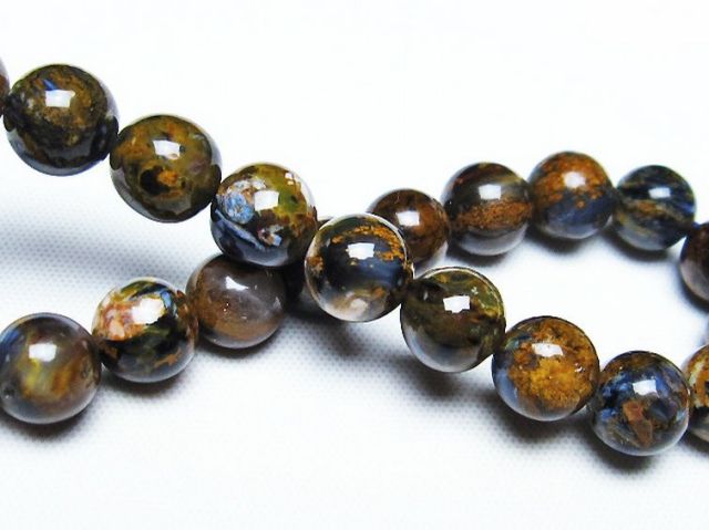 パワーストーン  ピーターサイト ブレスレット 8mm [T37-6343]2枚目