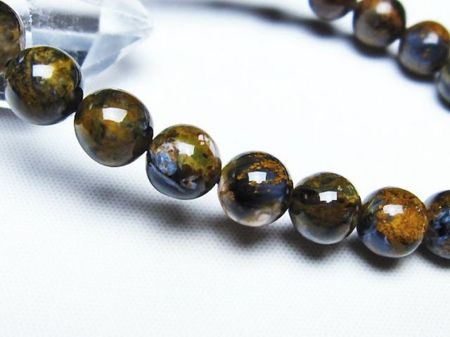 パワーストーン  ピーターサイト ブレスレット 8mm [T37-6343]3枚目